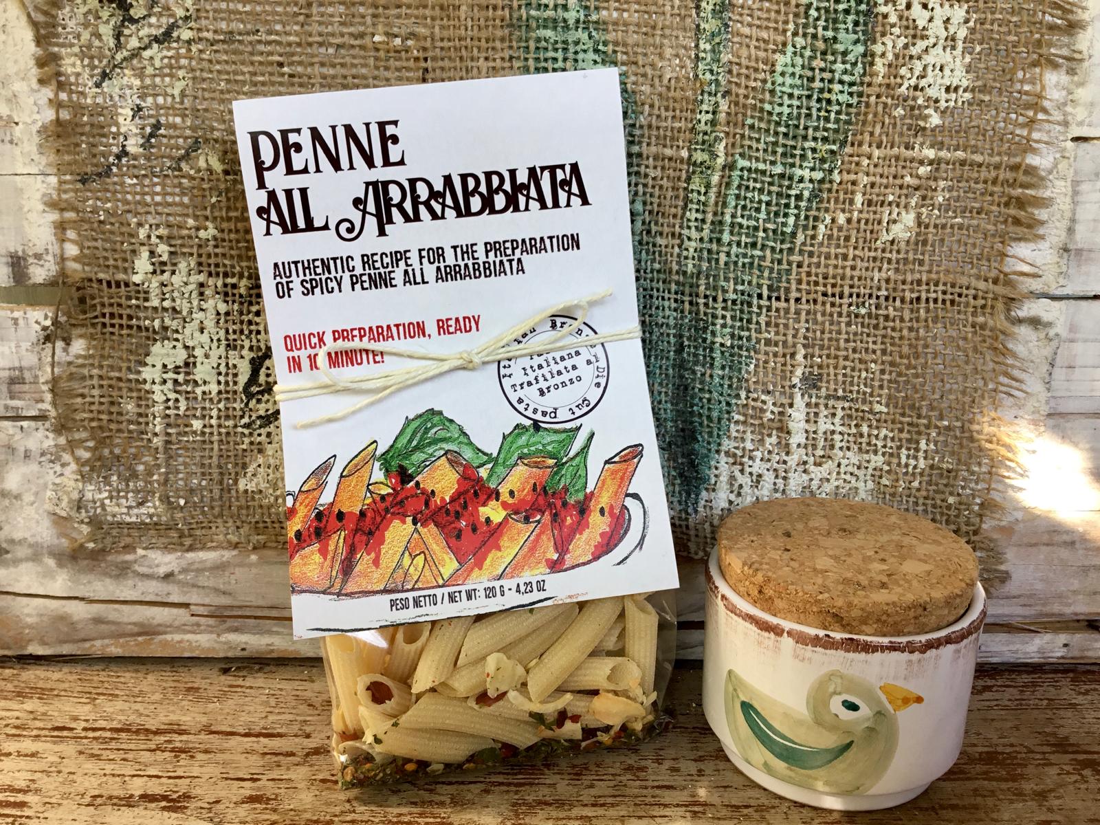 Penne all´Arrabbiata gewürzt 120g /Artigiani dei Sapori