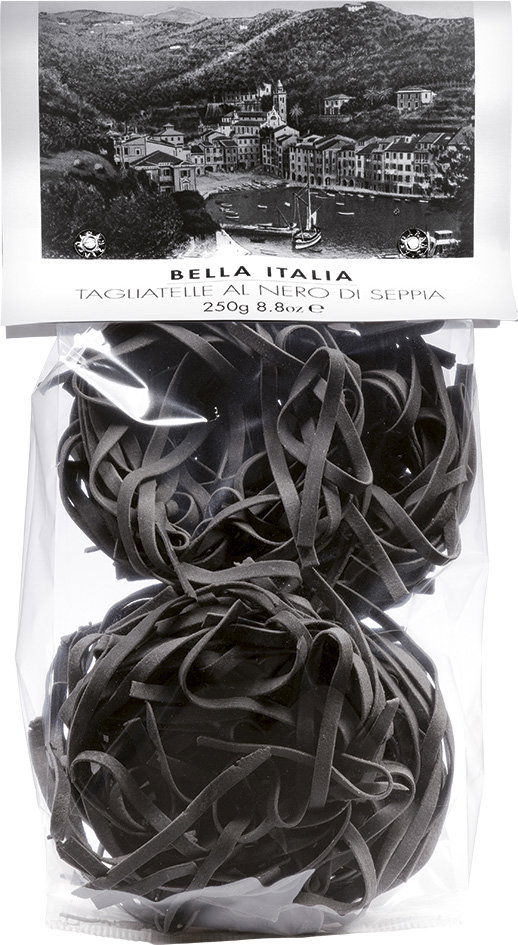 Tagliatelle, Nudeln, Schwarz, Spaghettiähnlich, Pasta