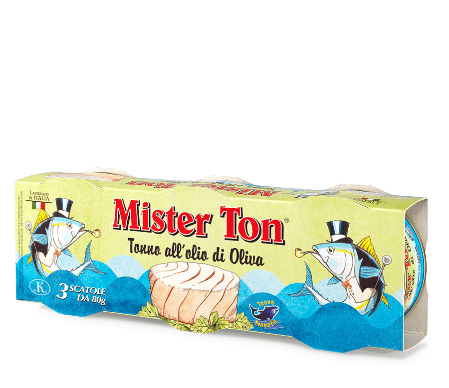 Tonno all'Olio d'Oliva 3x80g - Mister Ton | Callipo