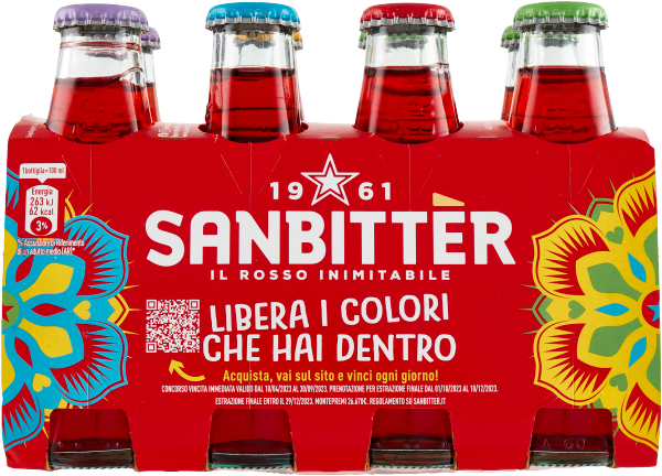 San Bitter rosso  8 x 10 cl/San Pellegrino