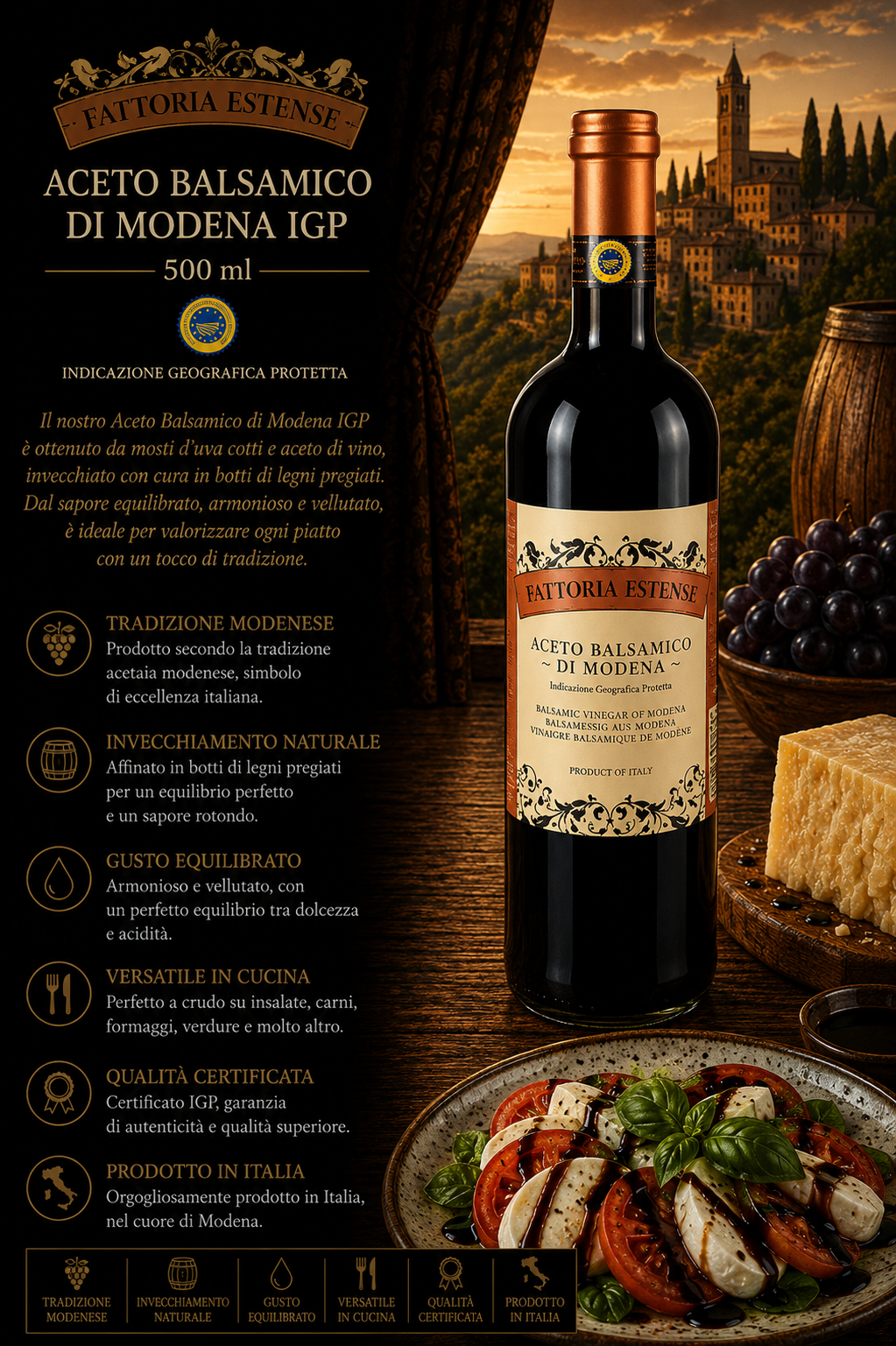 wein, balsamico, modena, essig, flasche