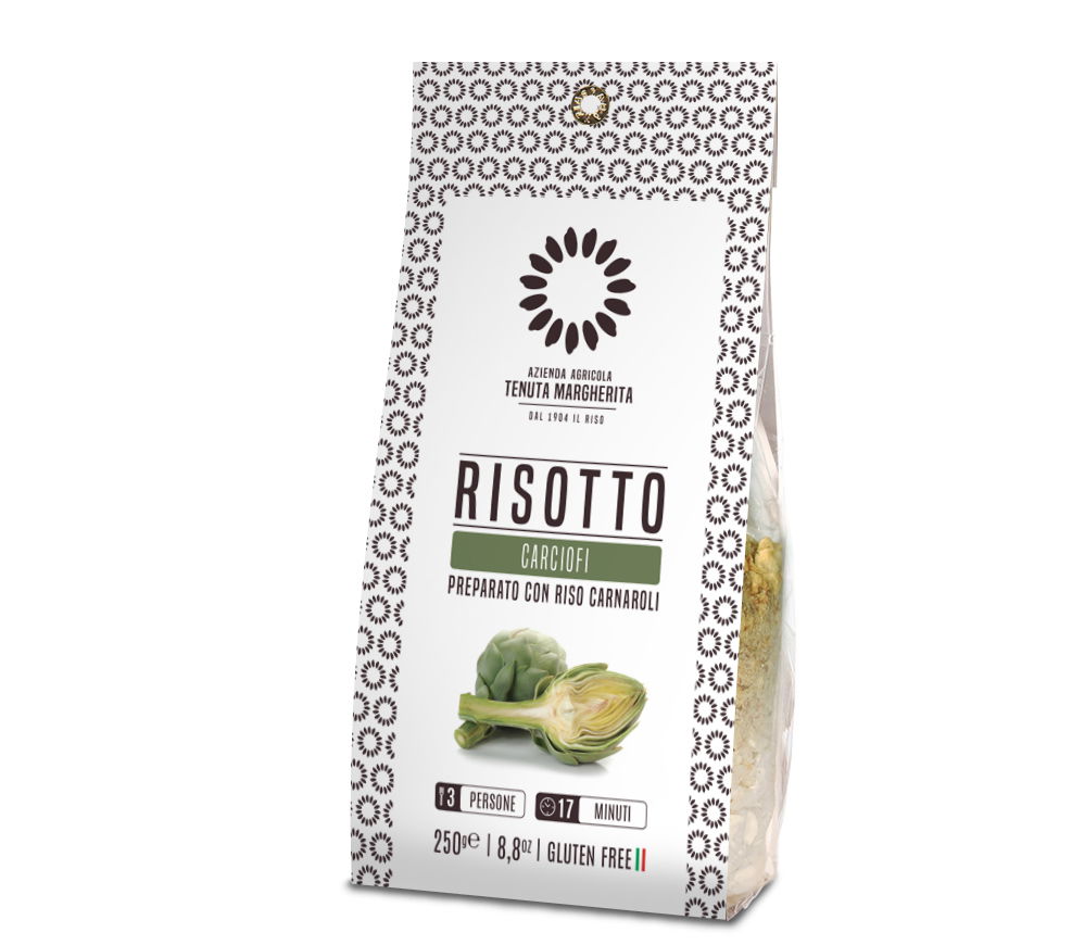 Riso Carnaroli mit Artischoken Carciofi 250g | Tenuta Margherita