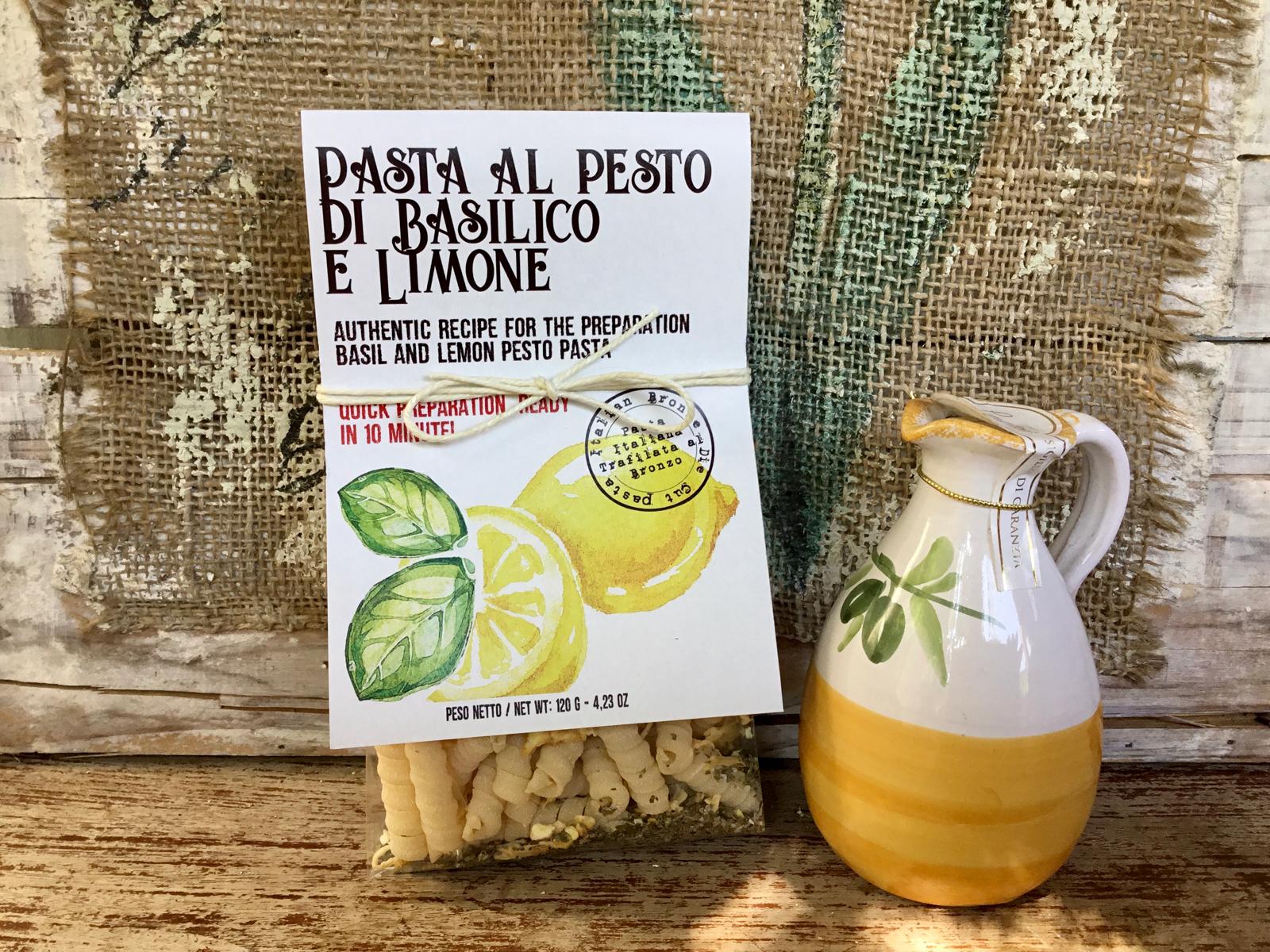 Pasta Basilico e Limone gewürzt 120g /Artigiani dei Sapori