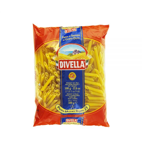 Penne Mezzani Rigate Nr.23 500g | Divella