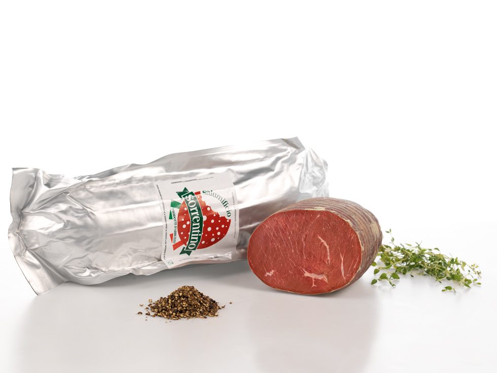 Sorrentino Bresaola punta d'anca Halb zirka 1,5Kg, Preis Pro Kg (cod. 1245SV) | Sorrentino