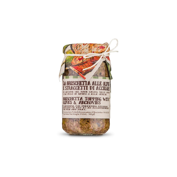 Bruschetta alle olive e straccetti di acciughe 180g /Artigiani dei Sapori  
