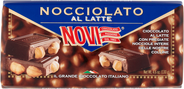 Schokoladetafel Nocciolato Latte Milch 130g | Novi