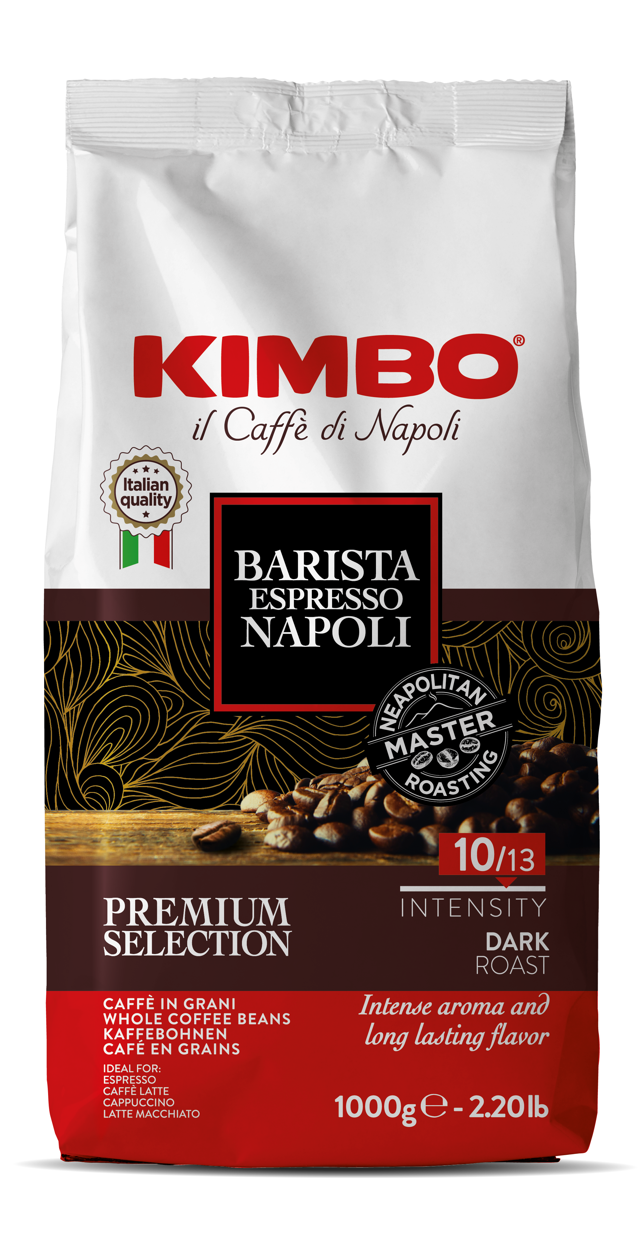 kaffee, ganze bohnen, dunkler roast, 1000g, premium auswahl
