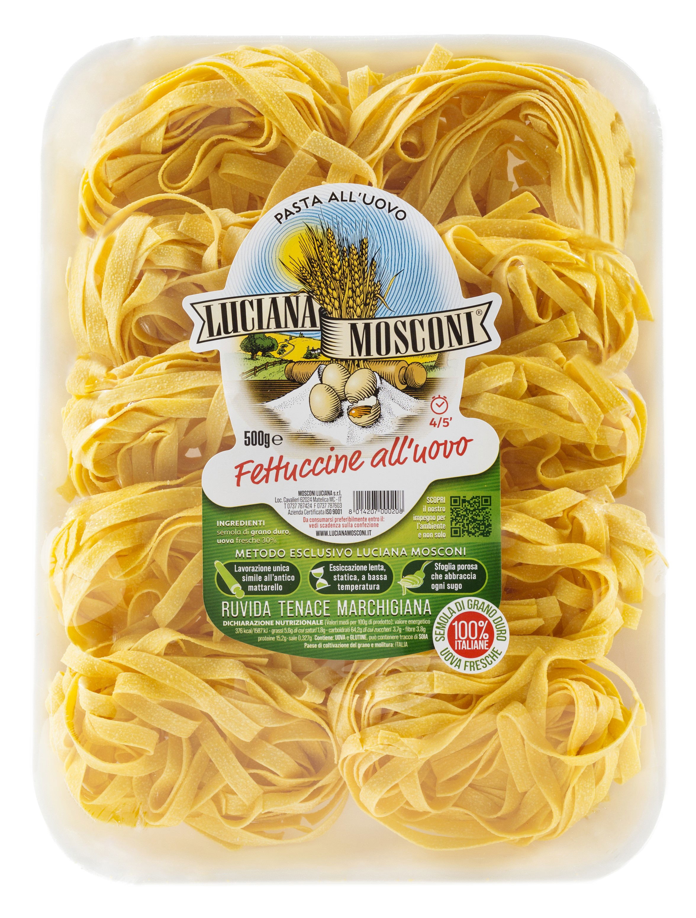 Fettuccine all´uovo 500g | Luciana Mosconi