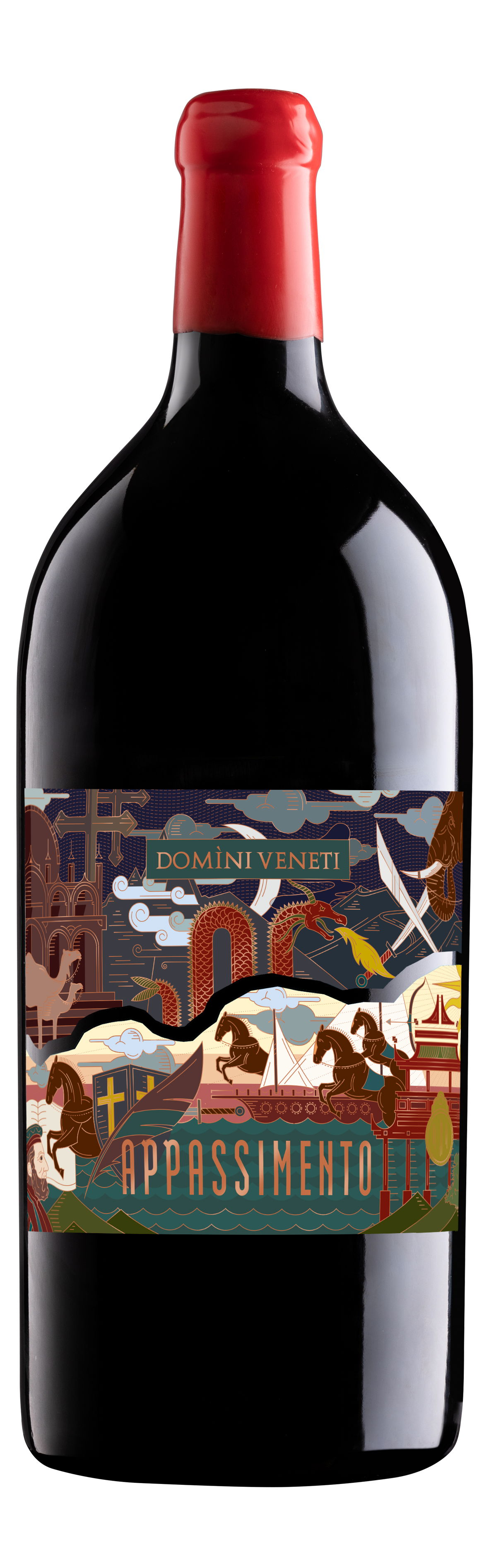 Appassimento Rosso Veneto IGT Passito Coll. Marco Polo in Holzkiste Domini Veneti 5l 14% /Negrar