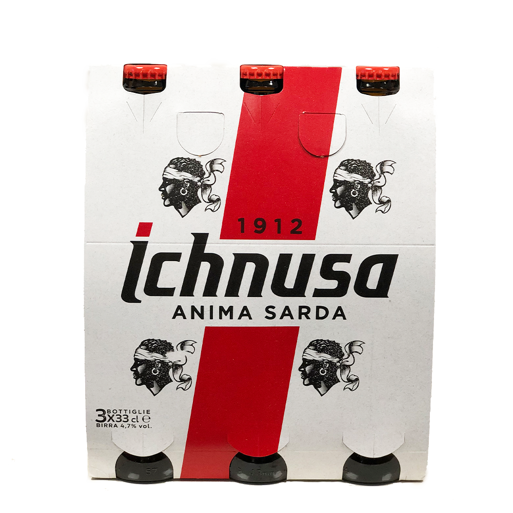 Birra Ichnusa Bier 3x 0,33l 3er-Pack