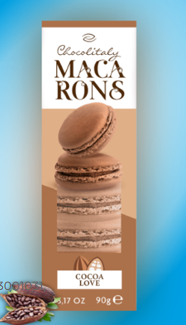 Macarons Schokolade Cocoa Love 90g | Chocolitaly