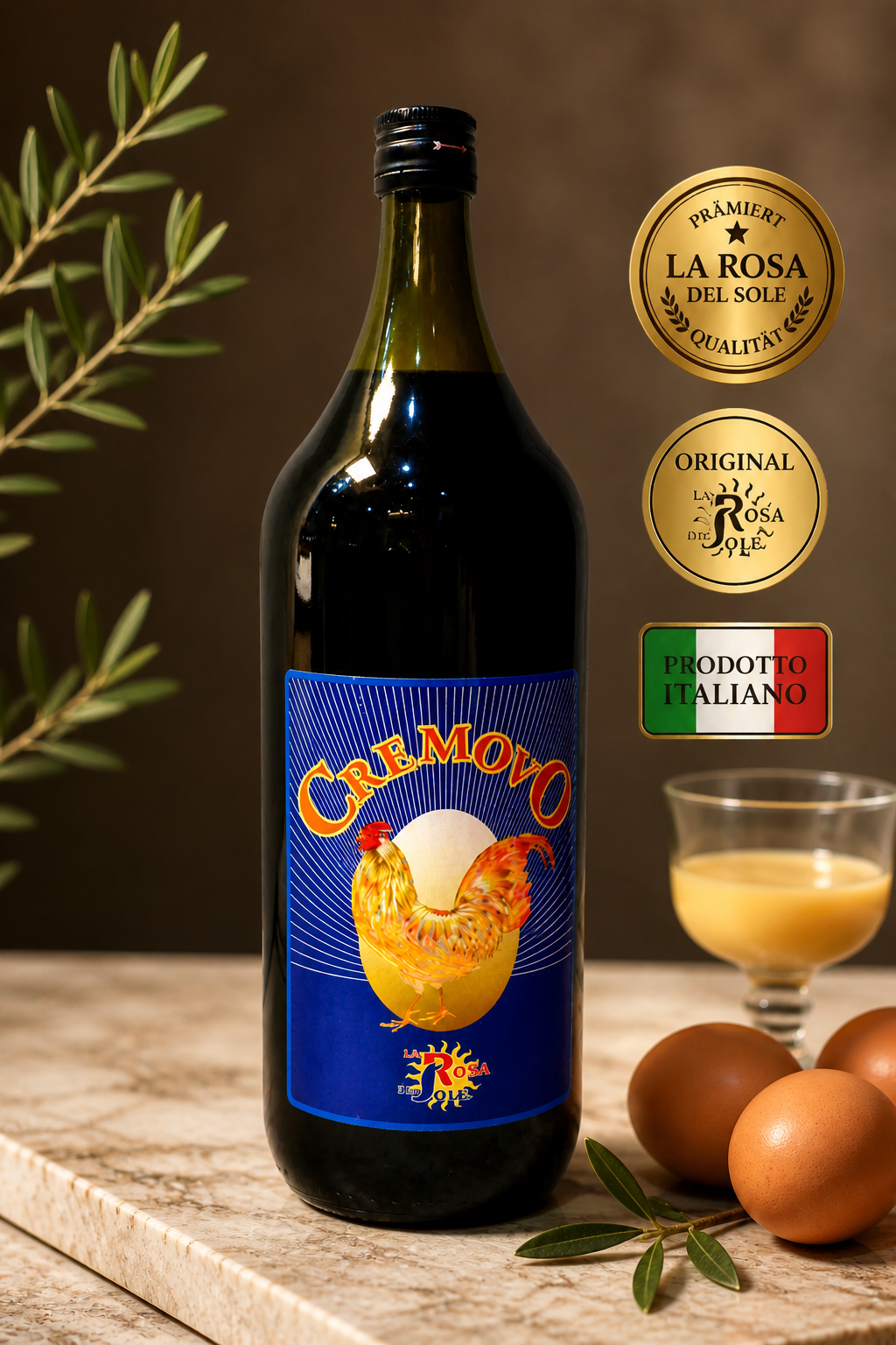Wein, Flasche, Rotwein, Etikett, La Rosa Del Sole