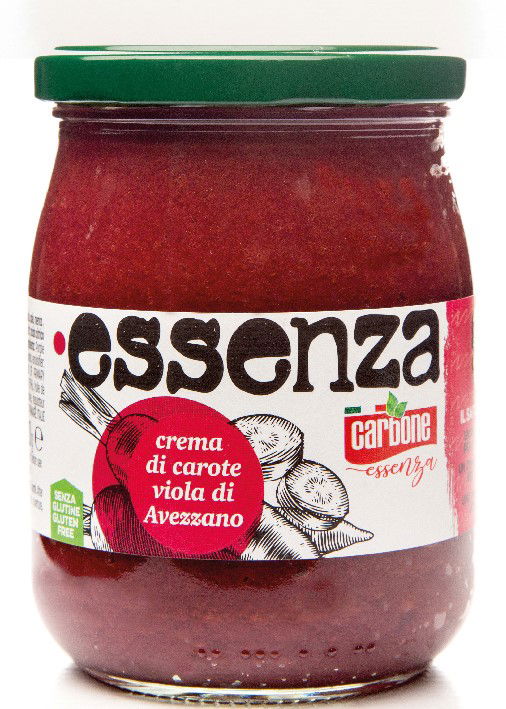 Karottencreme Crema di carote viola Essenza 520g | Carbone