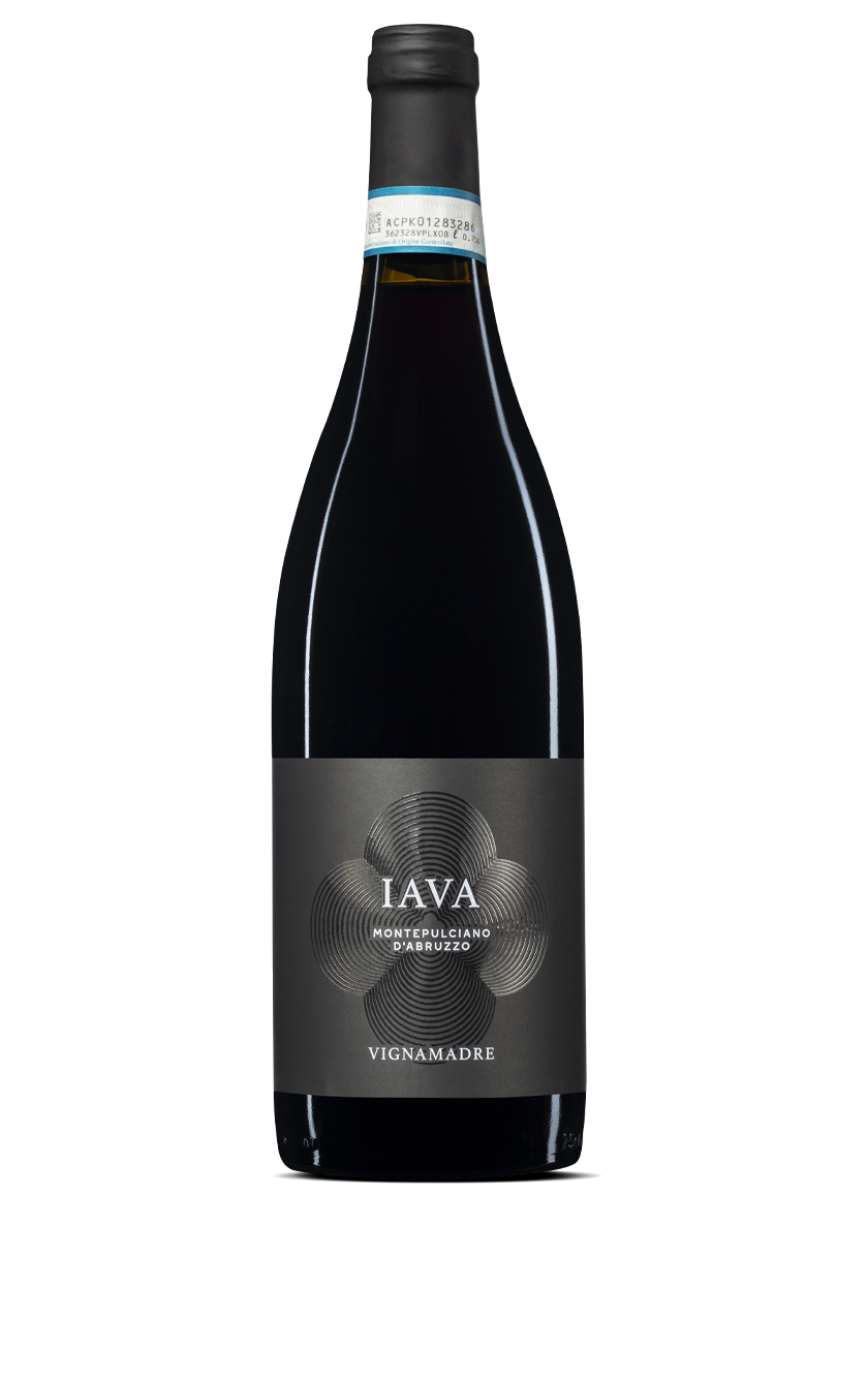 Wein, Rotwein, Montepulciano d'Abruzzo, Vignamadre, Etikett grau