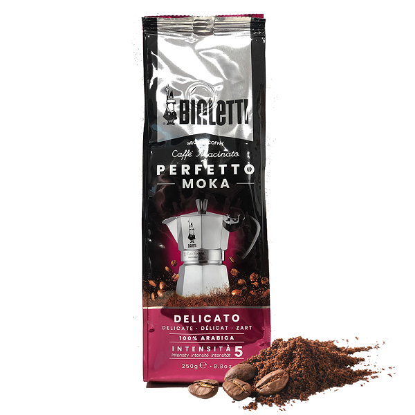 Caffé Perfetto Delicato Zart gemahlen in Beutel 250g | Bialetti