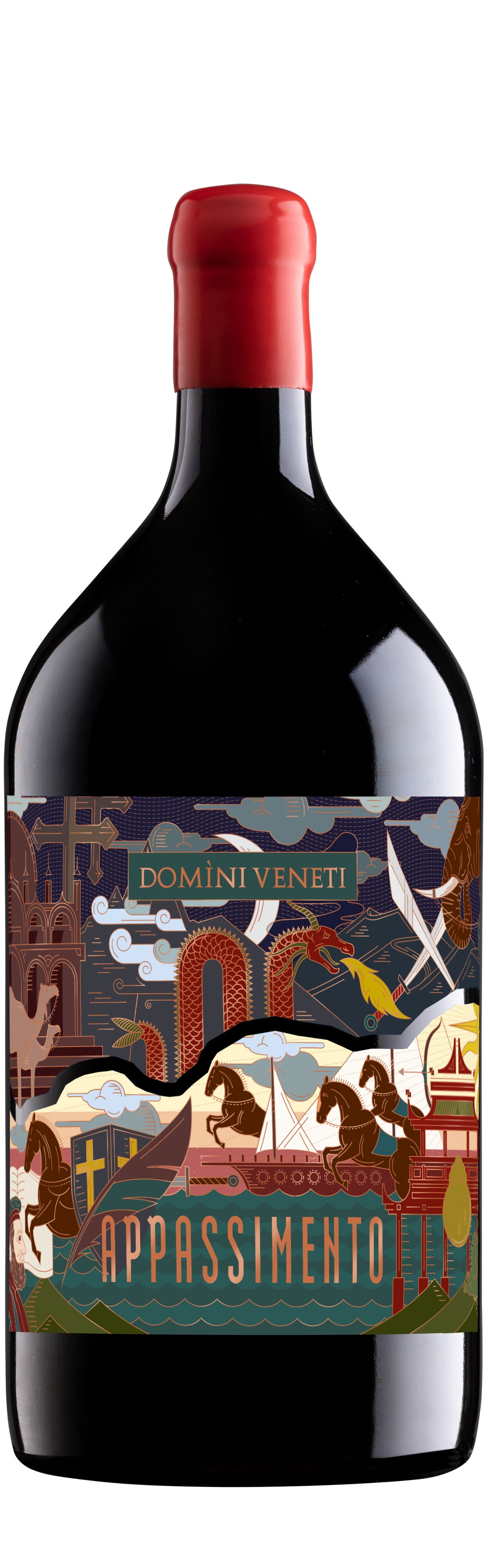 Appassimento Rosso Veneto IGT Passito Coll. Marco Polo in Holzkiste Domini Veneti 3l 14% /Negrar