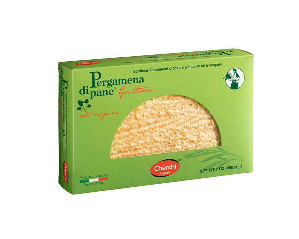 Pergamena di Pane Guttiau mit Oregano 200g | Cherchi
