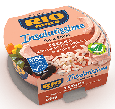Fertiggericht Tonno Thunfisch Texana Salat 160g | Rio Mare