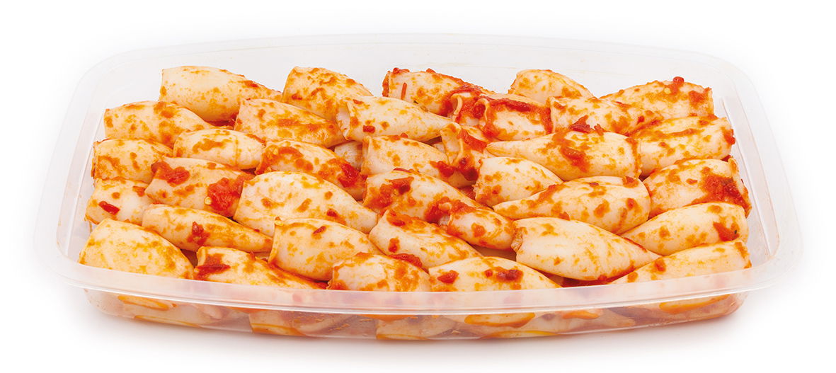 Calamari in Salsa Piccante in Öl 550g (Eimer Rund)/ Renna