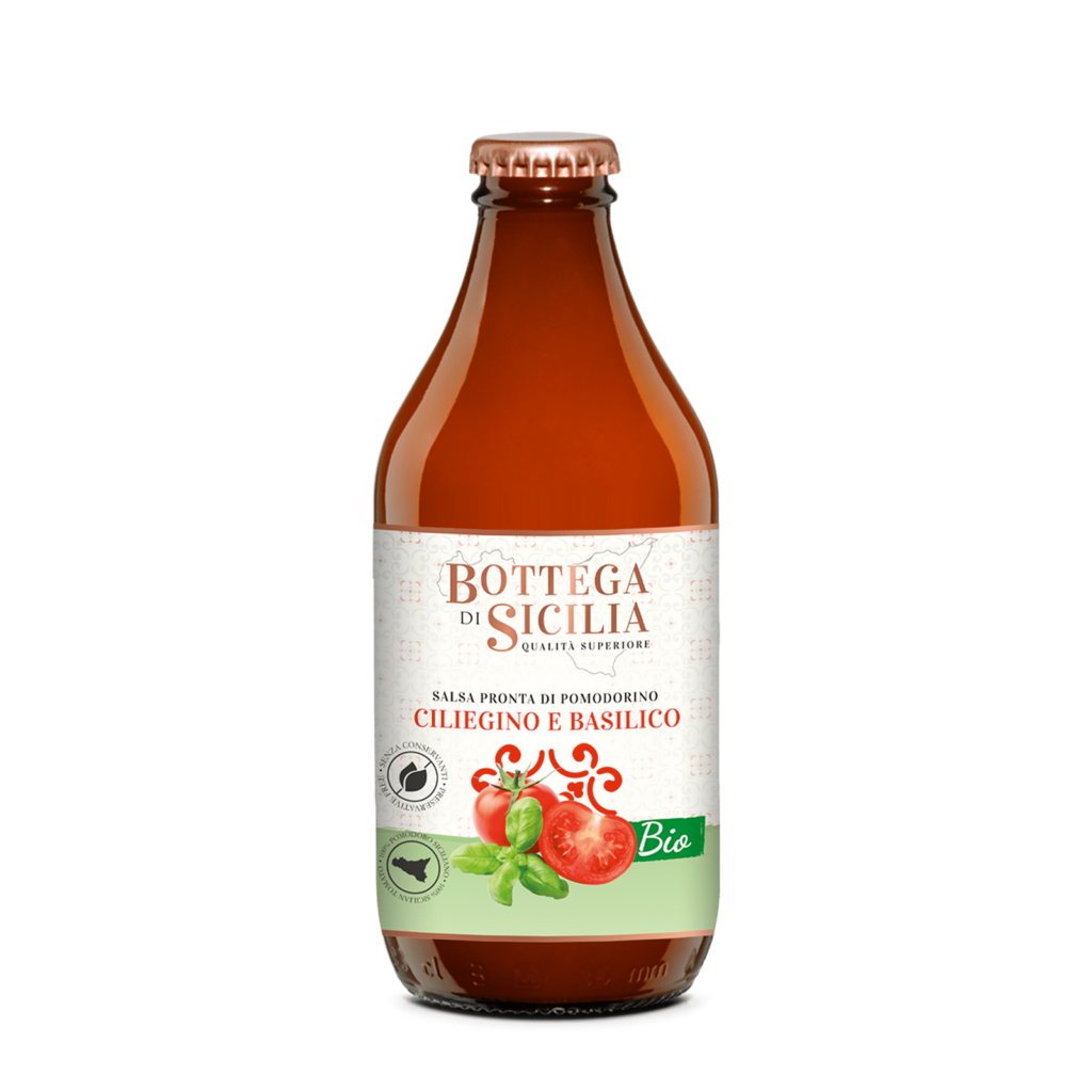 Tomatensauce, Glasflasche, Bio, Tomatensauce, Basilikum