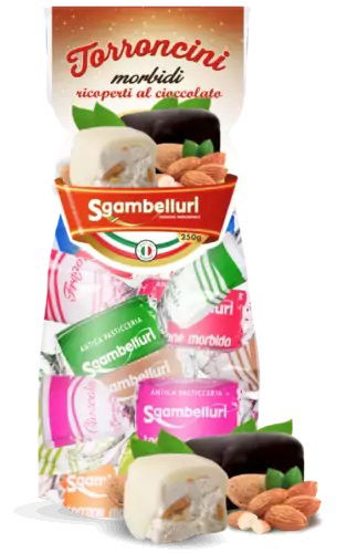 Kleine Nougatriegel weich Mix 150g/Sgambelluri