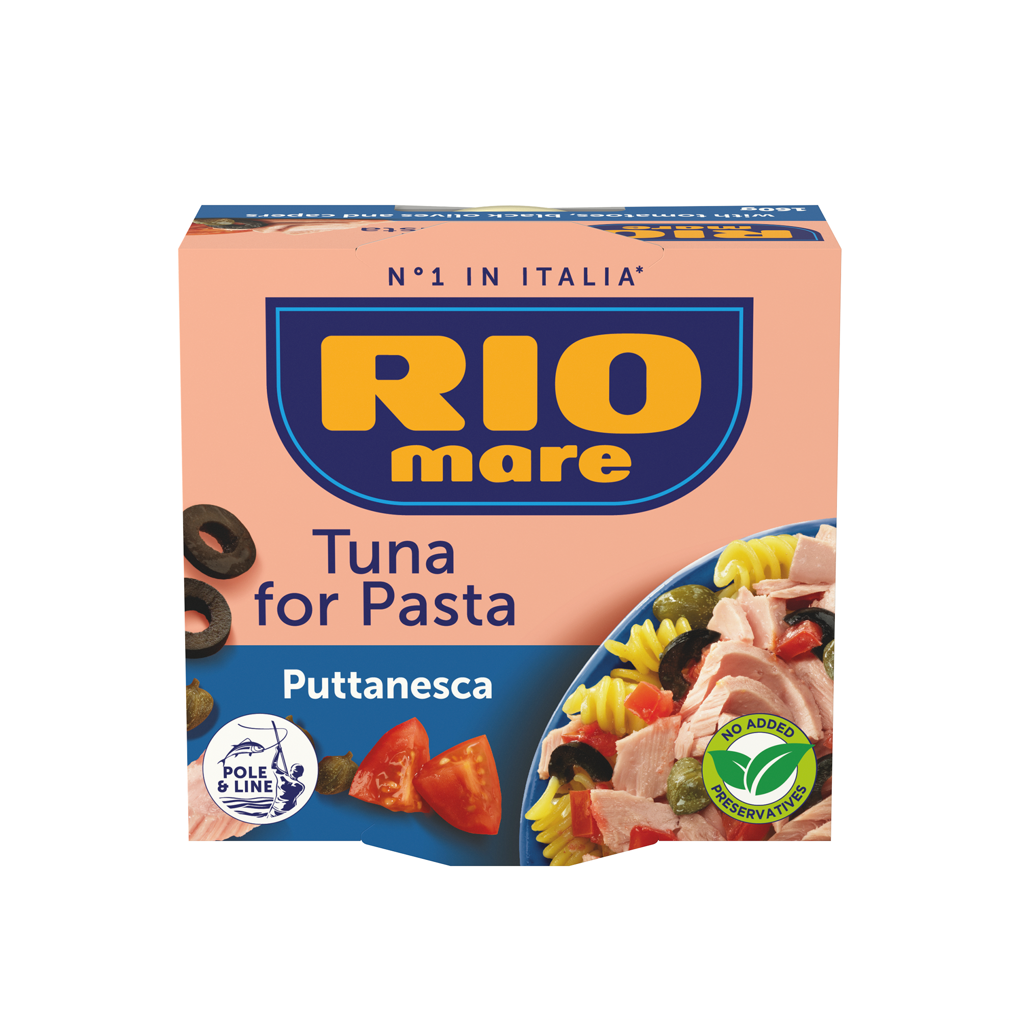Fertiggericht fuer Nudeln Puttanesca 160g | Rio Mare