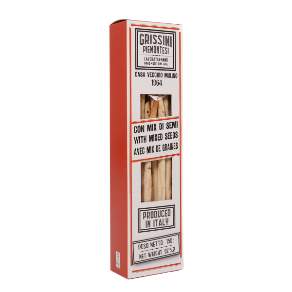 Grissini Rubata´mit  Samenmix 150g/  Casa Vecchio Mulino