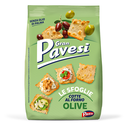 Le Sfoglie cotte forno mit Oliven  150g | Gran Pavesi