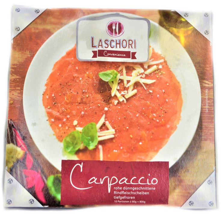 Carpaccio vom Rind  800 g