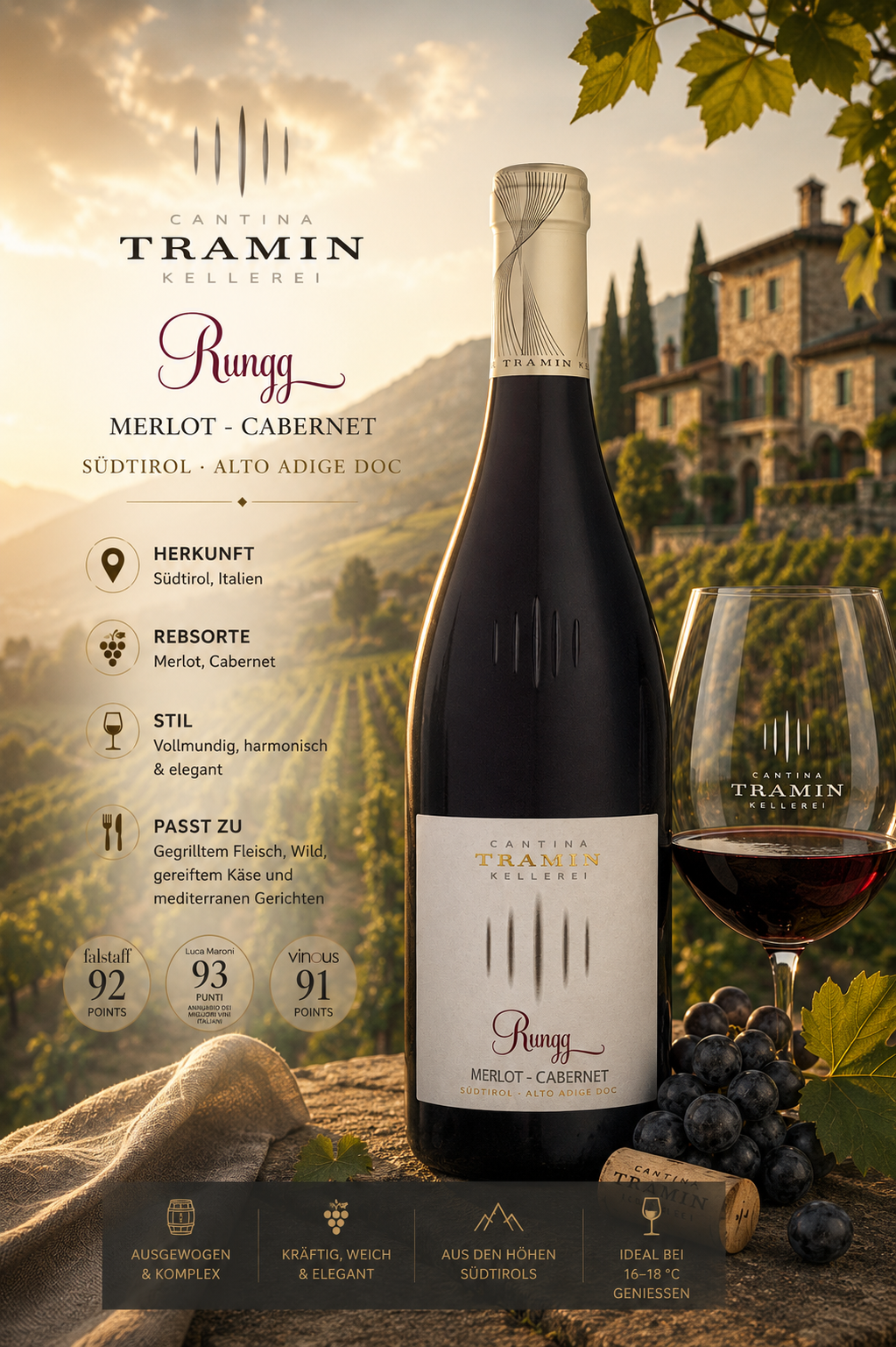 Wein, Merlot, Cabernet, Rotwein, Flasche