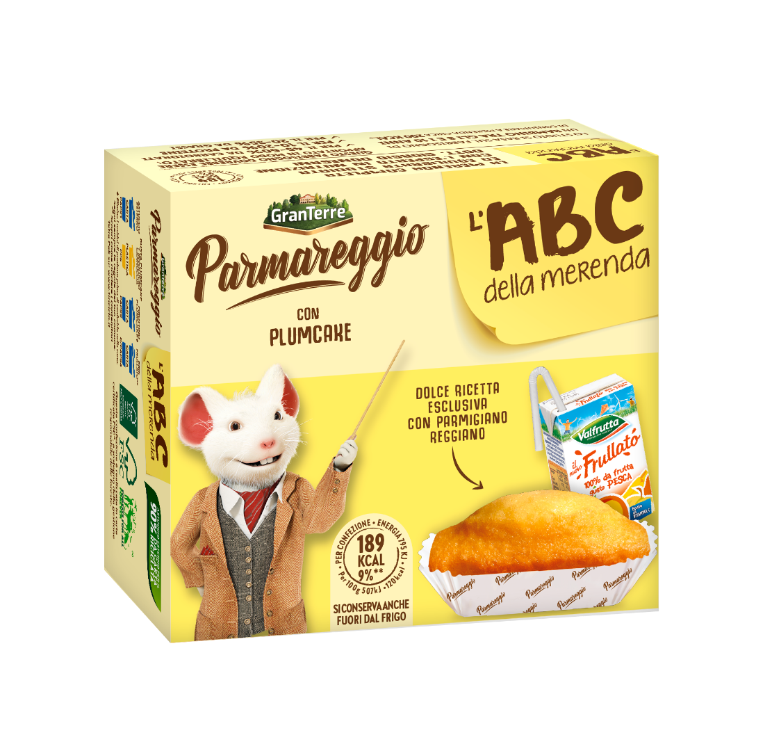 ABC della merenda mit Plumcake   / Parmareggio