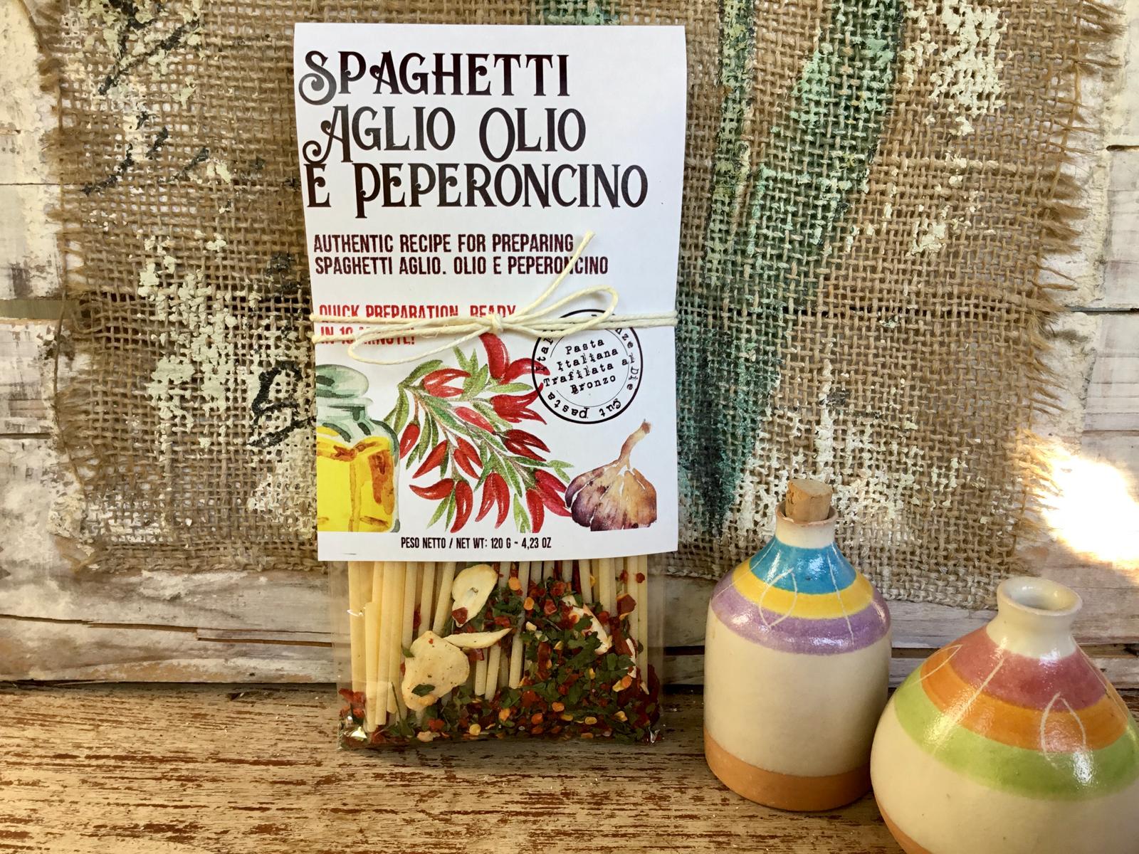 Pasta Aglio, Olio e Peperoncino gewürzt 120g /Artigiani dei Sapori