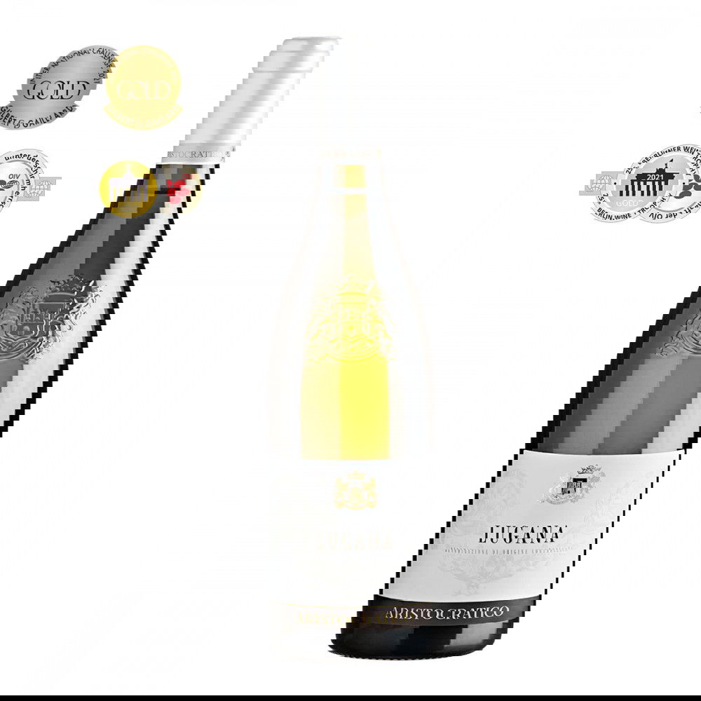 Flasche Aristocratico Lugana DOC 2023 aus der Lombardei