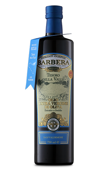Olio extra Vergine di oliva Tesoro della Valle DOP Olivenöl 0,75l | Barbera