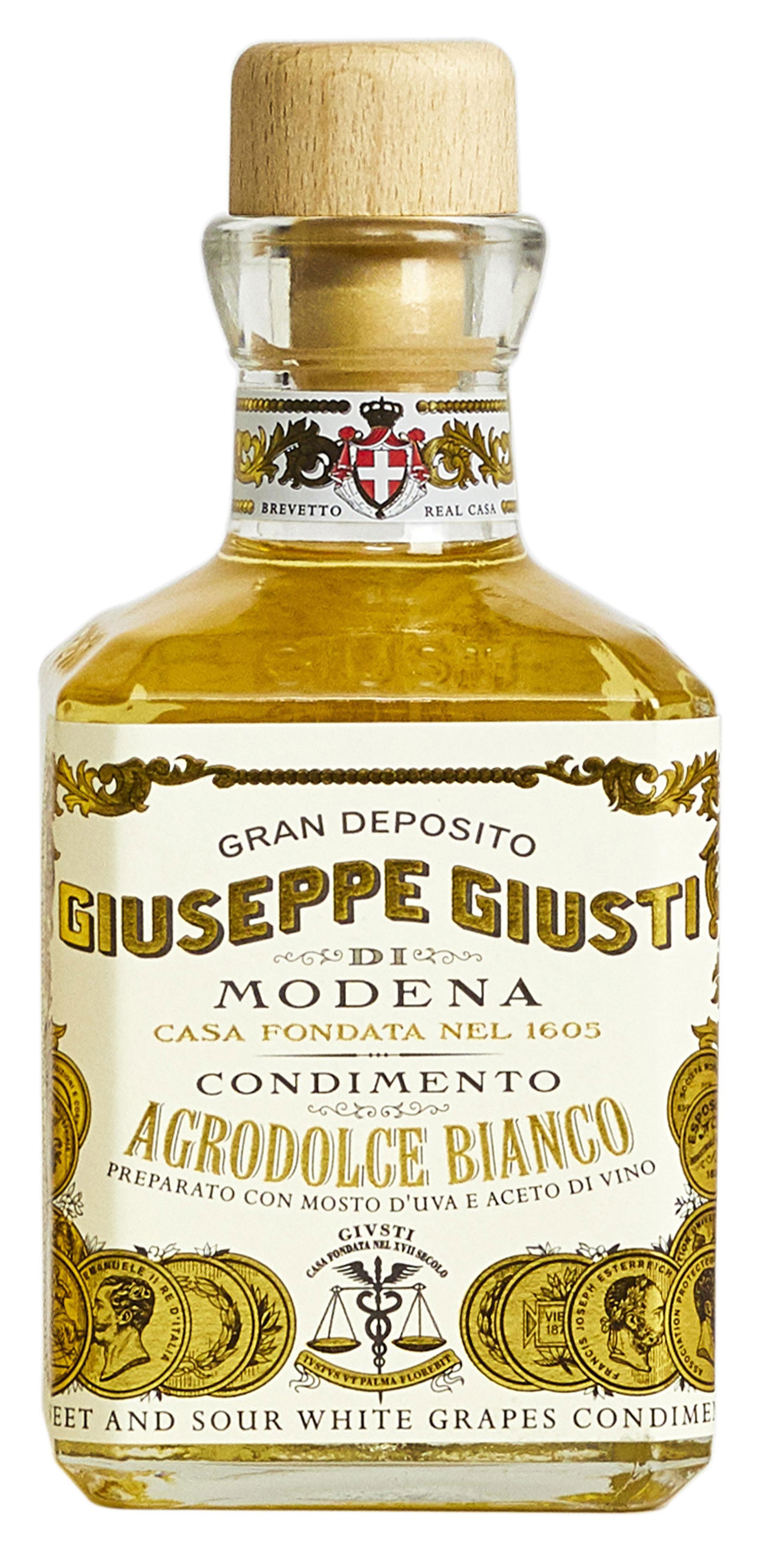 Condimento Bianco agrodolce in kubischen Flasche 250ml | Giusti