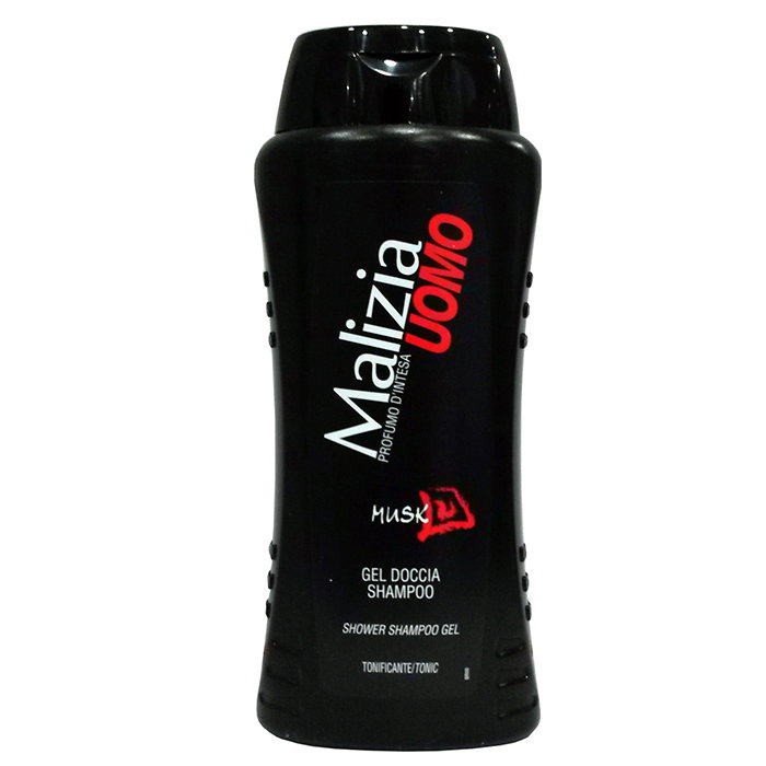 Duschgel und Shampoo Musk muschio bianco 250ml | Malizia Uomo