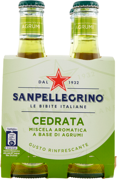 San Pellegrino Cocktail Cedrata Zitronatzitrone 4x 20cl/San Pellegrino