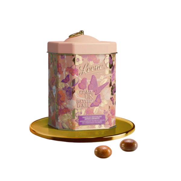 Tupperware, Shaker, Schmetterlingsmuster, Pastellrosa, Keksdose