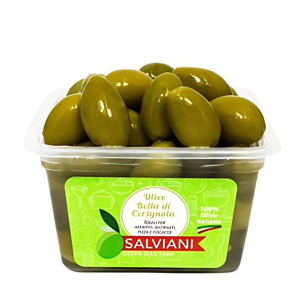 Oliven Bella di Cerignola in Salzlake 250g/Salviani