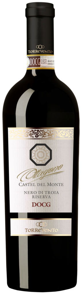 Ottagono Castel del Monte Nero di Troia Riserva DOCG - 0,75l 13,5% - 2014 | Torrevento
