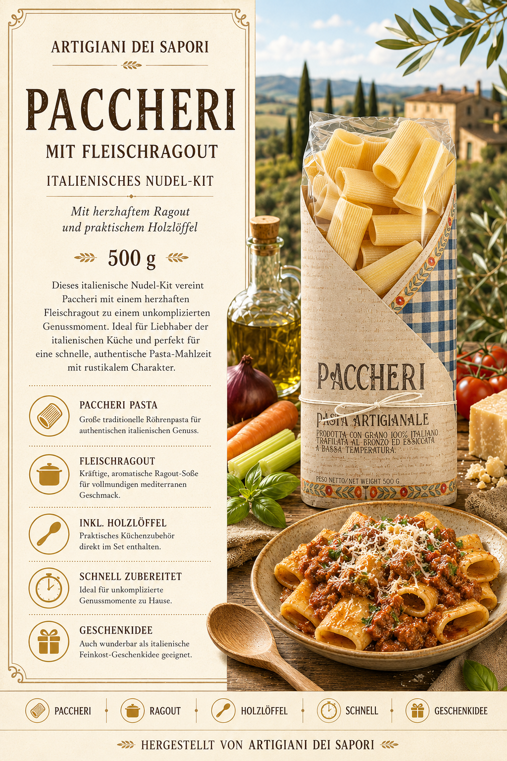 Nudeln, Pasta, Italienisch, Pasta-kit, Ragout