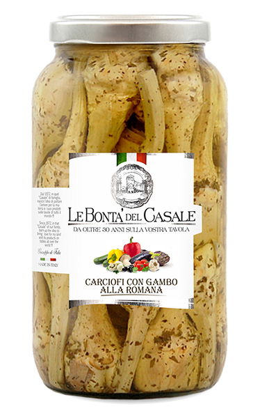 Artischocken mit Stiel alla Romana 3100ml | Le Bonta Del Casale
