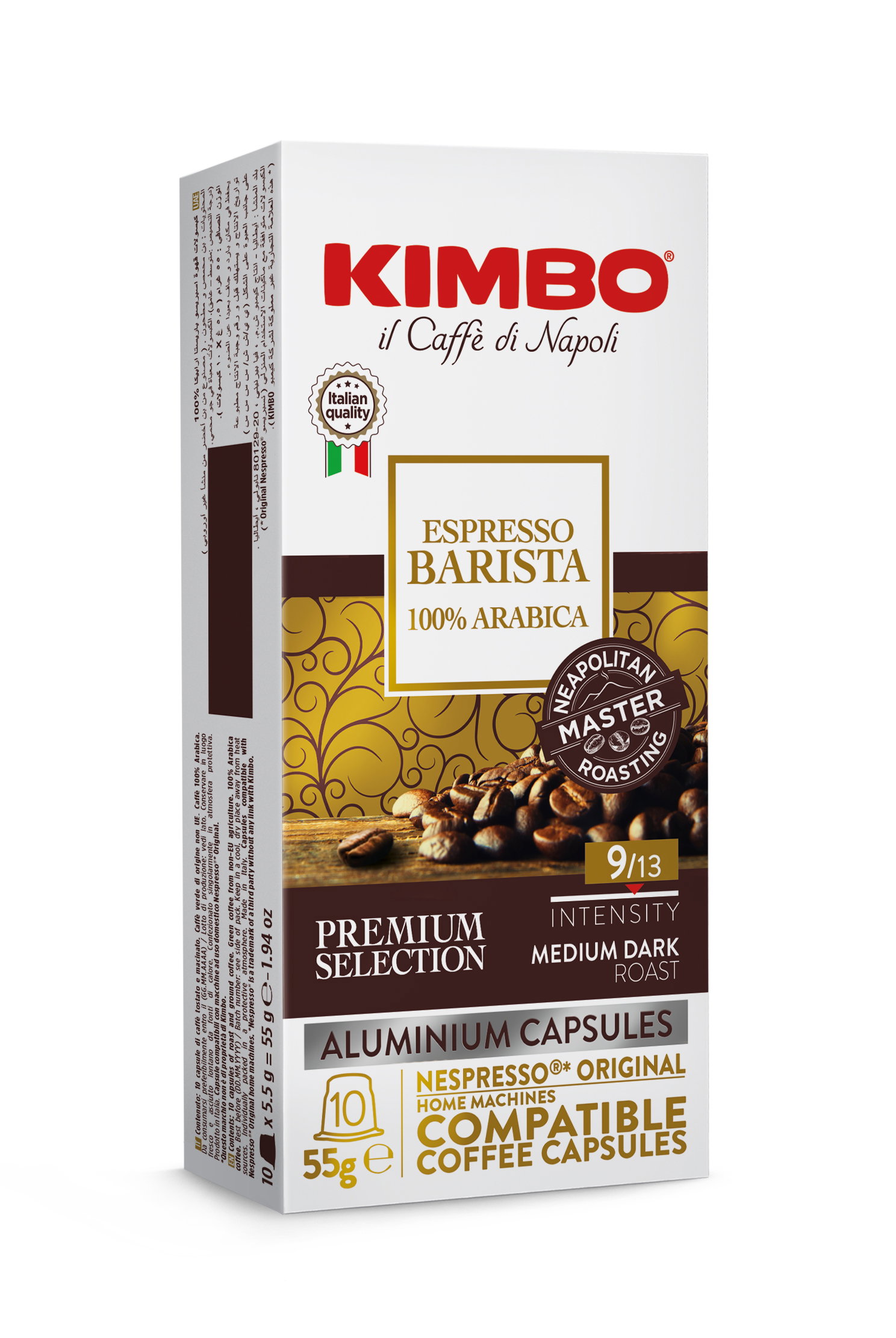 Kimbo Nespresso Kapseln Espresso Barista 100% Arabica 10 Stück | Kimbo