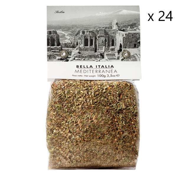 Condimento mediterranea  Gewürzmischung 100g x24 Stück im Karton (cod. 27900) /Bella Italia  Antico Pastificio Umbro   