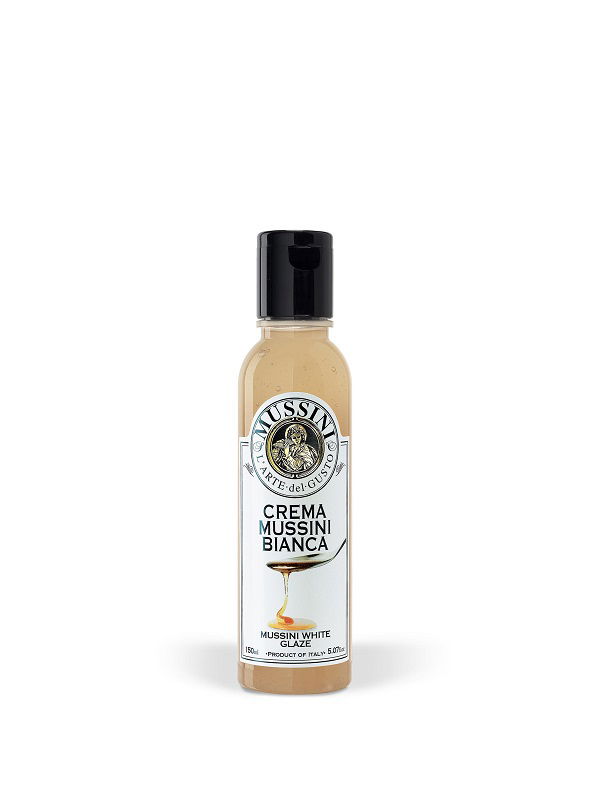 Crema Glaze Balsamica - Crema BIANCA Weiße Glasur 150ml | Mussini