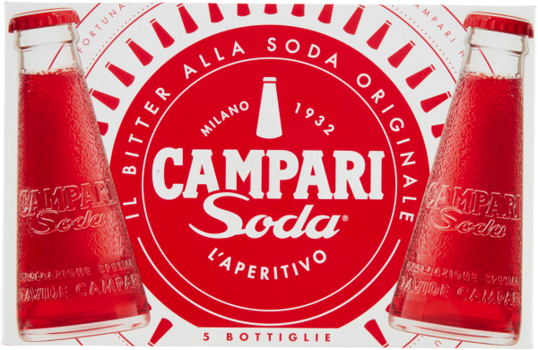 Camparisoda 5 x 9,8cl 10% | DCM