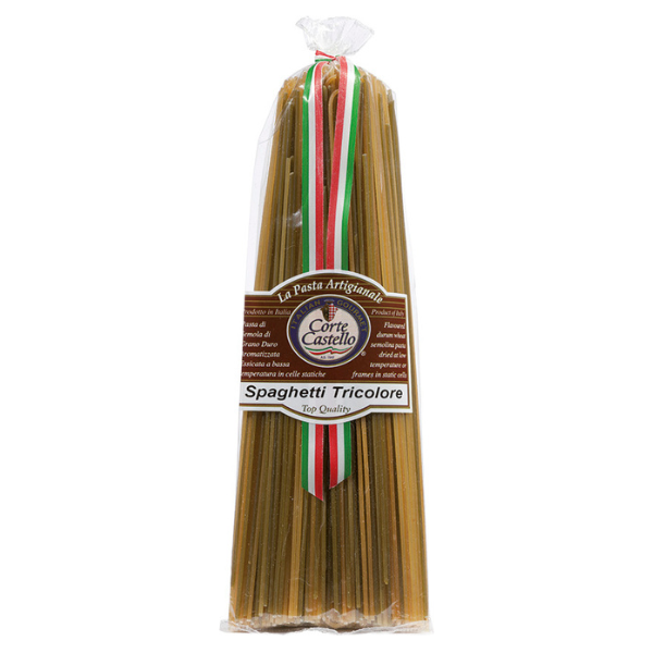 Spaghetti Tricolori 500g / Corte Castello Antico Pastificio Umbro