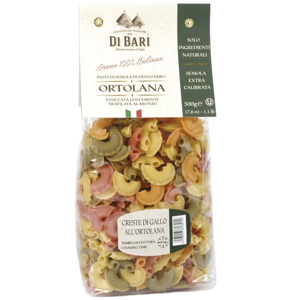 Creste di Gallo all’ortolana - nach Gärtnerinnen Art 500g | Taralloro Di Bari