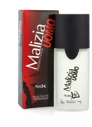 Eau de Toilette Parfüm Musk muschio bianco 50 ml/ Malizia Uomo